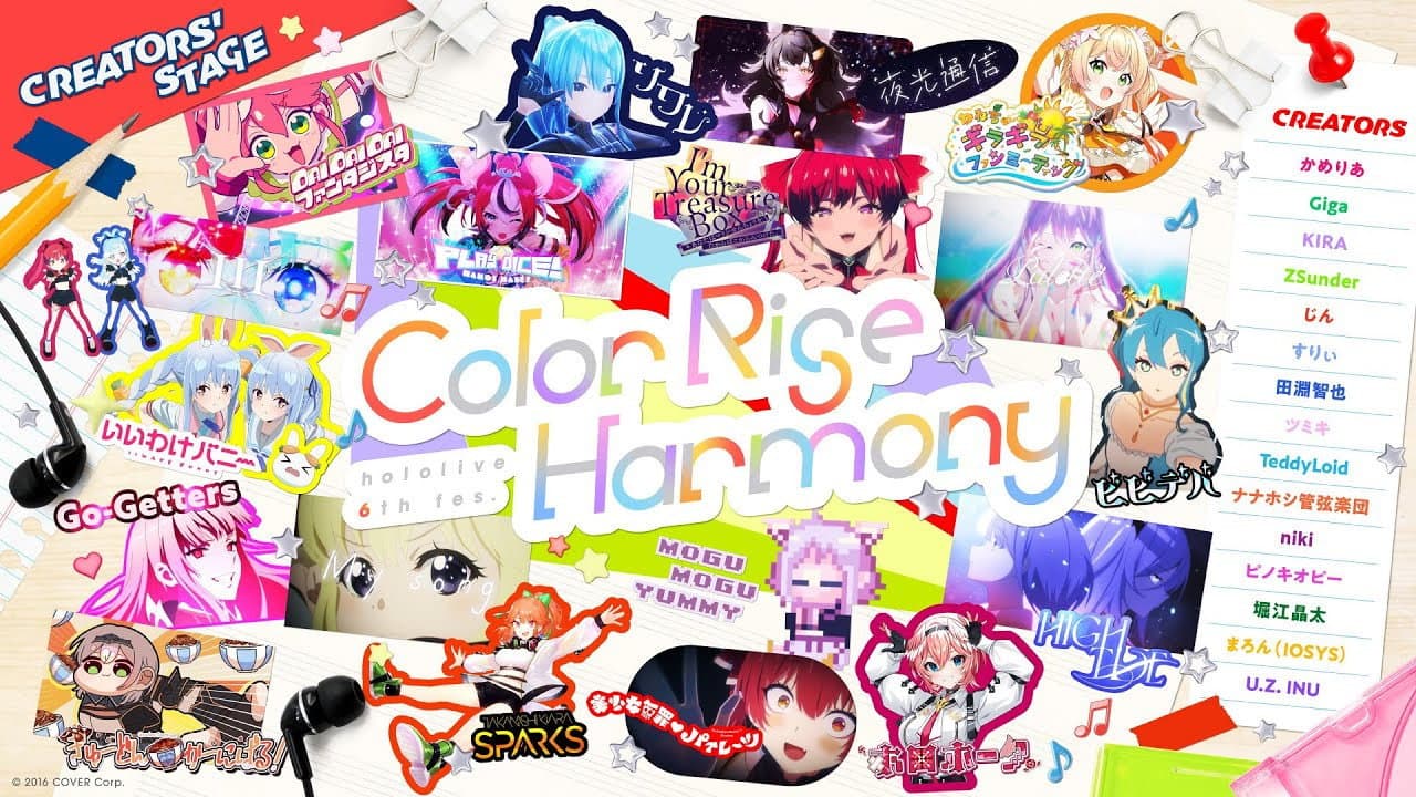 hololive 6th fes. Color Rise Harmony Day 2 Creators' Stage