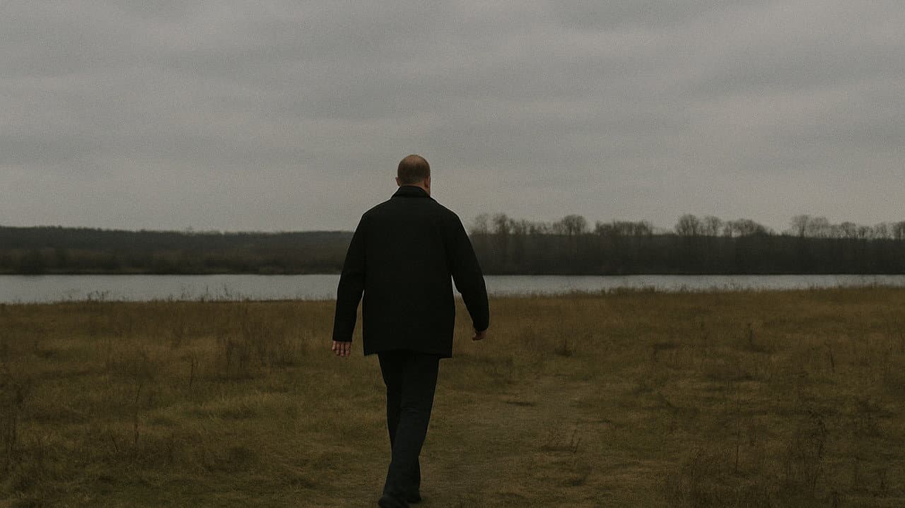 The Man Walking to the River