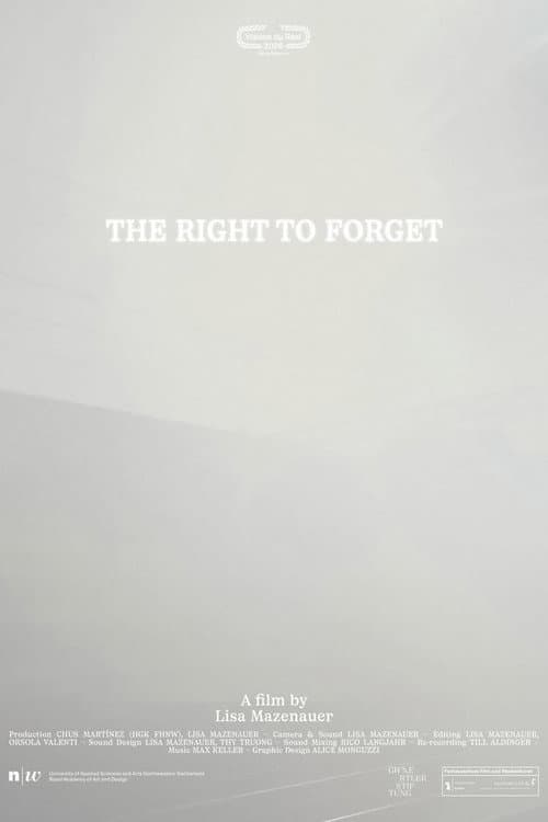 The Right to Forget