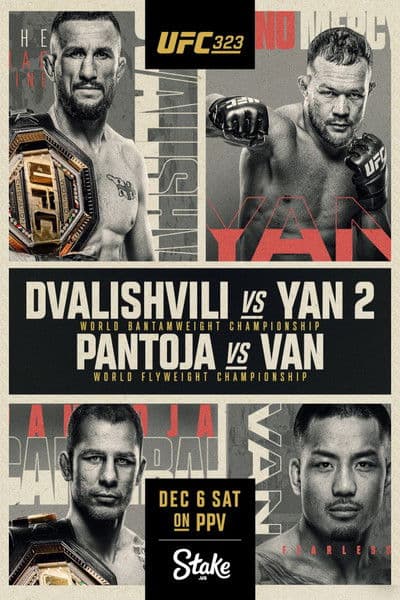 UFC 323: Dvalishvili vs. Yan 2